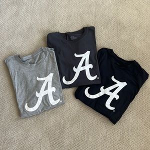 University of Alabama Shirts / Tops (Bundle of 3 Shirts)